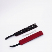 Черно-красные кожаные оковы - Crazy Handmade - купить с доставкой в Находке