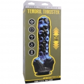 Черно-синяя мини-машина на присоске Tendril Thruster - 21,6 см. - Doc Johnson - купить с доставкой в Находке