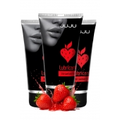 Набор из 3 съедобных лубрикантов JUJU со вкусом клубники - JuJu - купить с доставкой в Находке