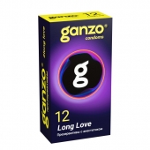 Презервативы с анестетиком для продления удовольствия Ganzo Long Love - 12 шт. - Ganzo - купить с доставкой в Находке