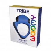 Синее эрекционное кольцо Wooomy Tribeс с вибрацией - Adrien Lastic - в Находке купить с доставкой