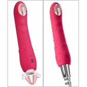 Малиновая насадка на душ с вибрацией Showers to orgasm - 20,1 см. - Orion - купить с доставкой в Находке