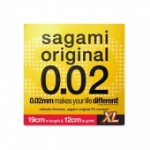 Презерватив увеличенного размера Sagami Original 0.02 XL-size - 1 шт. - Sagami - купить с доставкой в Находке