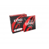 Презервативы с ароматом колы Expert Cola - 3 шт. - Expert - купить с доставкой в Находке