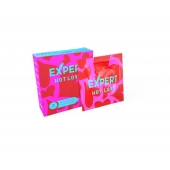 Презервативы с разогревающим эффектом Expert Hot Love - 3 шт. - Expert - купить с доставкой в Находке
