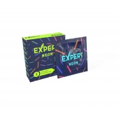Светящиеся в темноте презервативы Expert Neon - 3 шт. - Expert - купить с доставкой в Находке