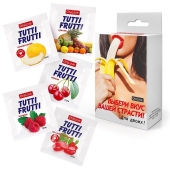 Набор из 5 саше съедобных смазок Tutti-Frutti - Биоритм - купить с доставкой в Находке
