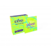 Ультратонкие презервативы Expert Invisible - 3 шт. - Expert - купить с доставкой в Находке