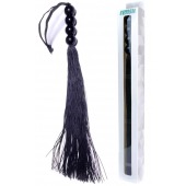 Черная силиконовая плеть - 37 см. - Boys of Toys - купить с доставкой в Находке