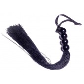 Черная силиконовая плеть - 37 см. - Boys of Toys - купить с доставкой в Находке