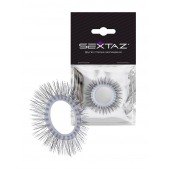 Круглое эрекционное кольцо с «ресничками» - Sextaz - в Находке купить с доставкой