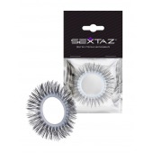 Круглое эрекционное кольцо с длинными «ресничками» - Sextaz - в Находке купить с доставкой