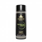 Массажное масло c ароматом тропических фруктов Massage Oil - 100 мл. - HOT - купить с доставкой в Находке