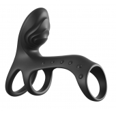 Черная насадка на пенис Ultimate Couples Cage Pro - Pipedream - в Находке купить с доставкой