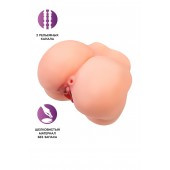 Реалистичный мастурбатор в форме попки с 2 любовными входами - No Name - в Находке купить с доставкой