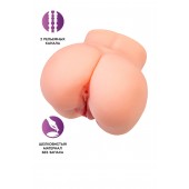 Реалистичный мастурбатор в форме попки с двумя любовными входами - No Name - в Находке купить с доставкой