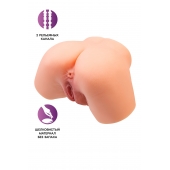Телесный реалистичный мастурбатор-полуторс с 2 любовными входами - No Name - в Находке купить с доставкой
