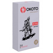 Точечные презервативы OKOTO Dotted - 12 шт. - Sitabella - купить с доставкой в Находке