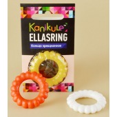 Цветное рельефное эрекционное кольцо Ellasring - Sitabella - в Находке купить с доставкой