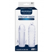 Набор из 2 прозрачных насадок на член Seductive Tickler Sleeves Set - NMC - в Находке купить с доставкой