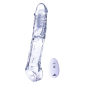 Прозрачная насадка-удлинитель Length Enhancer With Bullet с подхватом - 22,3 см. - NMC - в Находке купить с доставкой