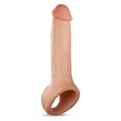Телесная насадка-удлинитель Thrive 8.75 Inch Realistic Penis Extender Sleeve - 22,2 см. - Blush Novelties - в Находке купить с доставкой