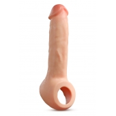 Телесная насадка-удлинитель Thrive 8.75 Inch Realistic Penis Extender Sleeve - 22,2 см. - Blush Novelties - в Находке купить с доставкой
