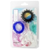 Набор из 3 эрекционных колец разного цвета и рельефа - Boys of Toys - в Находке купить с доставкой