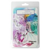 Набор из 3 эрекционных прозрачных колец - Boys of Toys - в Находке купить с доставкой