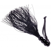 Черная силиконовая плетка - 25,4 см. - Boys of Toys - купить с доставкой в Находке