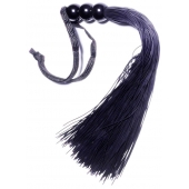 Черная силиконовая плетка - 25,4 см. - Boys of Toys - купить с доставкой в Находке