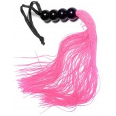 Розовая силиконовая плеть - 35,5 см. - Boys of Toys - купить с доставкой в Находке