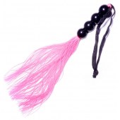 Розовая силиконовая плеть - 35,5 см. - Boys of Toys - купить с доставкой в Находке