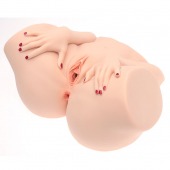 Телесный мастурбатор-полуторс Barbie - Naked Factory - в Находке купить с доставкой