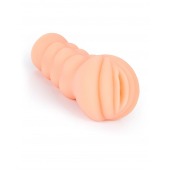 Телесный мастурбатор-вагина с эрекционными кольцами в комплекте - Sexy Girl - в Находке купить с доставкой