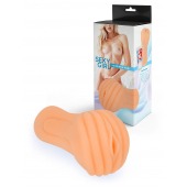 Эластичный мастурбатор в виде вагины телесного цвета - Sexy Girl - в Находке купить с доставкой