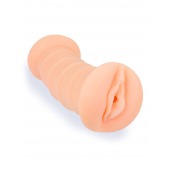 Телесный двусторонний мастурбатор с вибропулей и эрекционными кольцами в комплекте - Sexy Girl - в Находке купить с доставкой