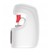 Белый мастурбатор с язычком и возвратно-поступательными движениями - Secwell - в Находке купить с доставкой