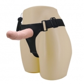 Реалистичный страпон-фаллоимитатор на трусиках Ultra Passionate Harness - 15 см. - Baile - купить с доставкой в Находке