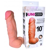 Фаллическая насадка Харнесс UNICOCK 10  - 25 см. - LOVETOY (А-Полимер) - купить с доставкой в Находке