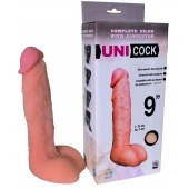 Фаллическая насадка Харнесс UNICOCK 9  - 24 см. - LOVETOY (А-Полимер) - купить с доставкой в Находке