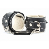 Оковы на руки со светлым подкладом - БДСМ Арсенал - купить с доставкой в Находке