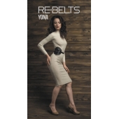 Пояс с клёпками Yona Black - Rebelts - купить с доставкой в Находке