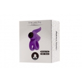 Эрекционное кольцо с подхватом мошонки и стимуляцией клитора Bullet Lastic Ring - Adrien Lastic - в Находке купить с доставкой