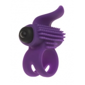 Эрекционное кольцо с подхватом мошонки и стимуляцией клитора Bullet Lastic Ring - Adrien Lastic - в Находке купить с доставкой