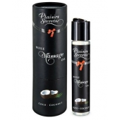 Массажное масло с ароматом кокоса Huile de Massage Gourmande Coco - 59 мл. - Plaisir Secret - купить с доставкой в Находке