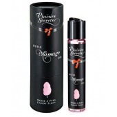 Массажное масло с ароматом сладкой ваты Huile de Massage Gourmande Barbe à Papa - 59 мл. - Plaisir Secret - купить с доставкой в Находке