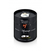 Массажная свеча с ароматом кокоса Bougie de Massage Gourmande Coco - 80 мл. - Plaisir Secret - купить с доставкой в Находке