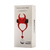 Красное эрекционное кольцо в форме дьяволенка DEVOL COCKRING - Adrien Lastic - в Находке купить с доставкой