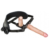 Женский страпон с вагинальной пробкой Woman Strap - 18 см. - LOVETOY (А-Полимер) - купить с доставкой в Находке